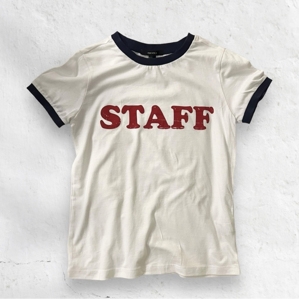 staff graphics tee